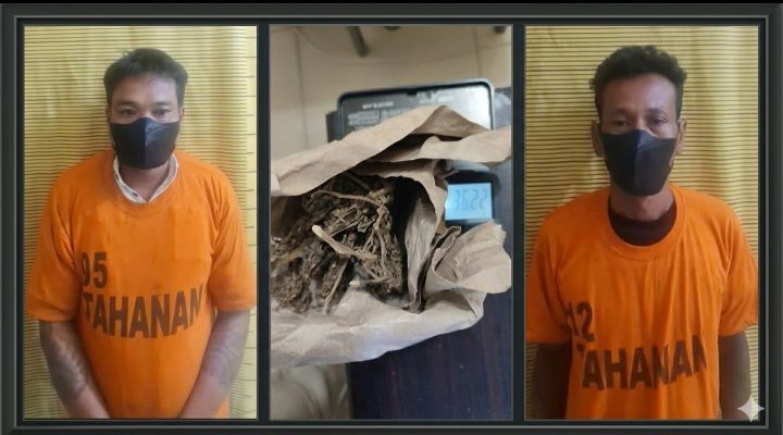 Polsek Binjai Kota, Ciduk Dua Pria Pengedar Narkoba