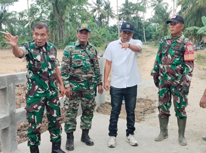 Sasaran Fisik TMMD 128 Gebang Diapresiasi Dinas PUTR, Jembatan Sesuai Perencanaan dan Kontruksi