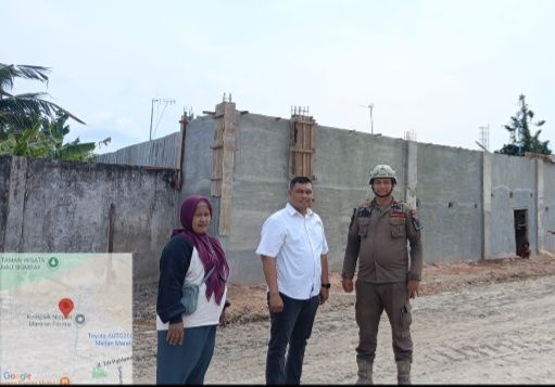 Merasa Kebal Hukum, PT SBP Masih Tetap Bangun Tembok Tanpa Izin PBG