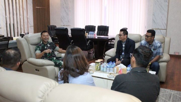 Dandim 0201/Medan Sambut Kunjungan Silaturahmi Bupati Deli Serdang