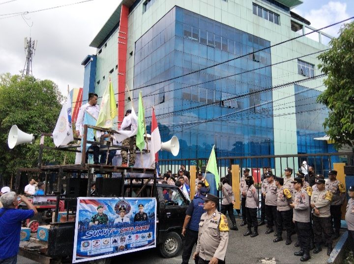 Bongkar Dugaan Penyalahgunaan Wewenang Hingga Eksploitas Tenaga Kerja, FSP KEP K-SPSI AGN Gelar Aksi Damai