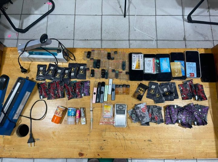 R Warga Binjai Pembuat Vape Berisi Narkoba ditangkap Satnarkoba Polrestabes Medan