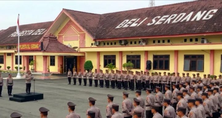 Mutasidi Polresta Deli Serdang, Kasat Reskrim dan Dua Kapolsek Berganti Jabatan