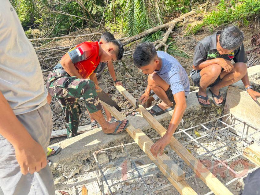 Ini Progres Pembangunan Jembatan Modular Bantuan Presiden Prabowo Subianto di Tugala Oyo