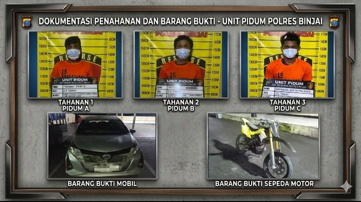 Begal "Modus Baru Pelaku Menggunakan Mobil Rampok Sepada Motor Korban"