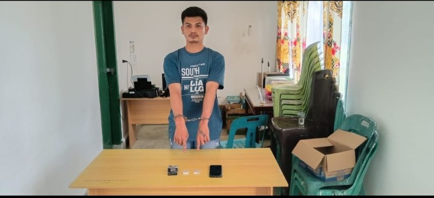 Berawal dari Laporan Warga, Kodim 0207/SML Ringkus Pengedar Sabu di Bandar, Sita 2,69 Gram Sabu