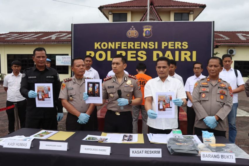 Polres Dairi Berhasil mengungkap Drama Begal Rp 297 Juta, Pelaku Diduga Terjerat Judi Online