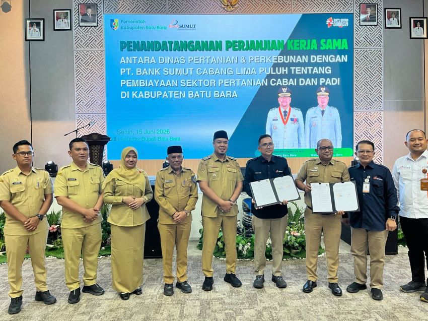 Pemkab Batu Bara Bersama Bank Sumut Jalin Kerjasama di Sektor Pertanian