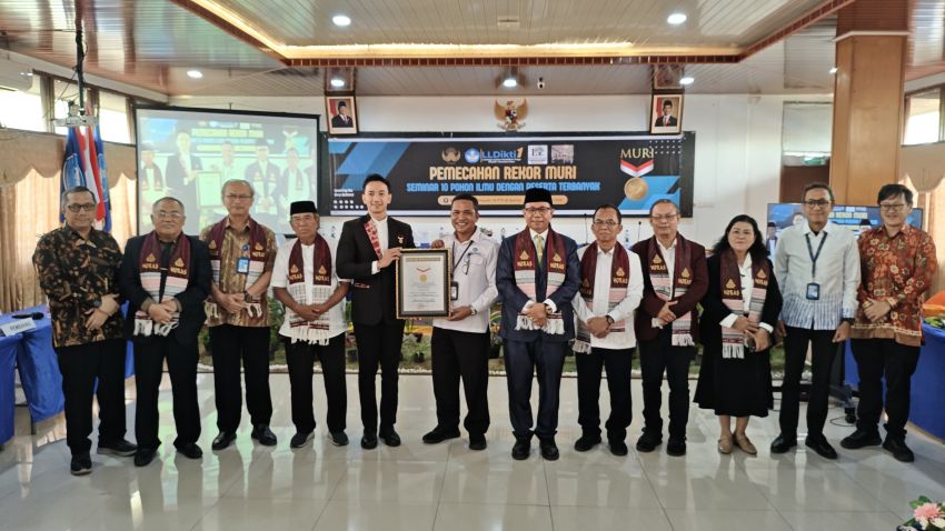 LLDIKTI Wilayah I Sumut Pecahkan Rekor MURI Melalui Seminar Nasional "10 Pohon Ilmu"