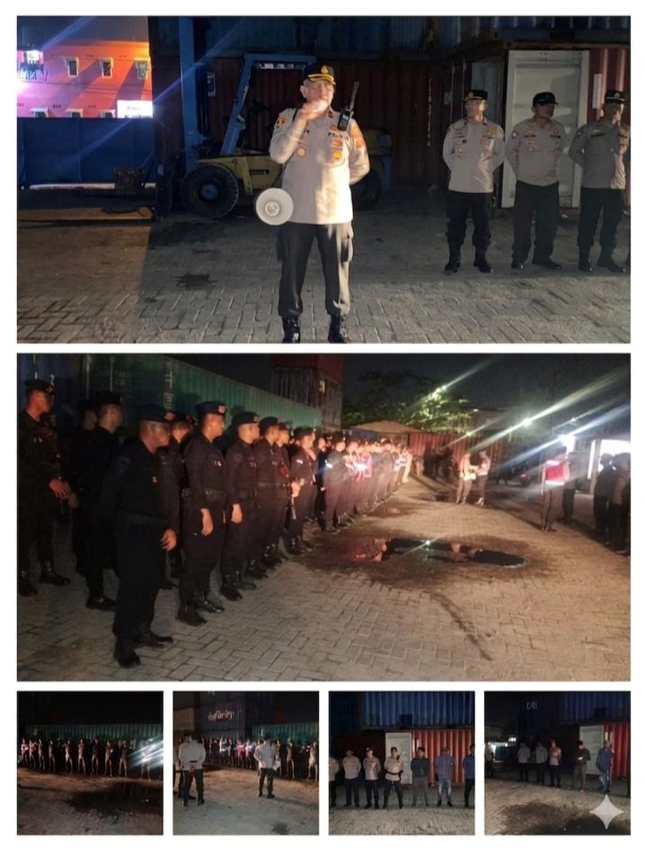 Patroli Gabungan KRYD Polres Pelabuhan Belawan Sasar Premanisme hingga Tawuran