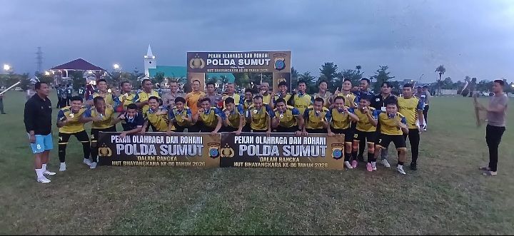 Polres Toba Sabet Gelar Juara Semangat Bhayangkara Menggema