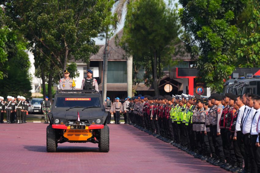 Polda Sumut Gelar Apel Pasukan Operasi ASEAN U-19 Toba 2026, Siap Amankan Turnamen Internasional