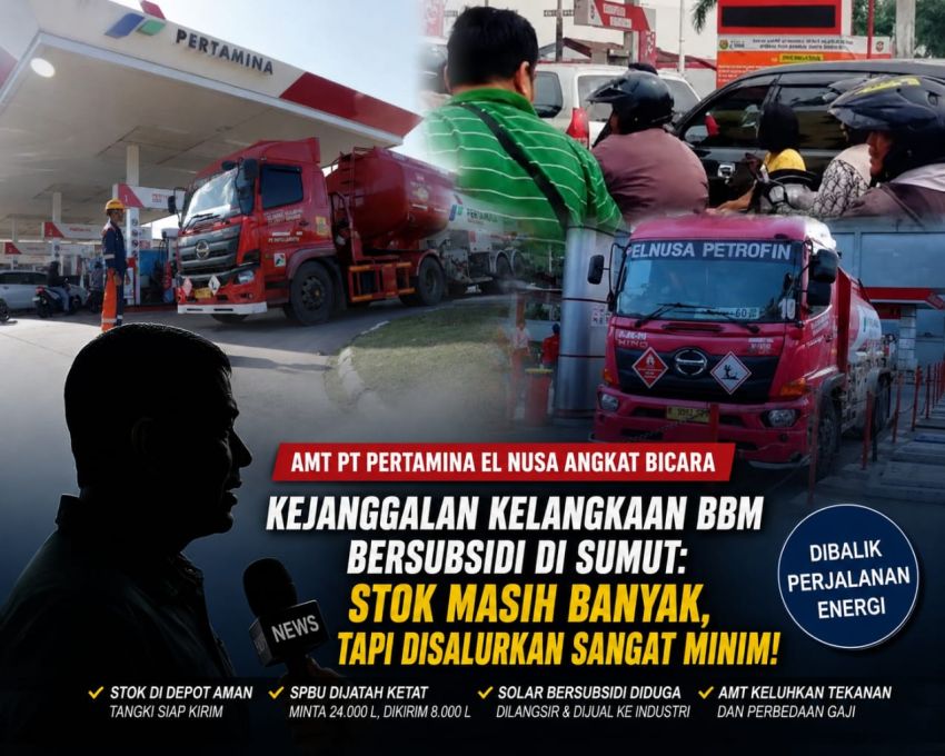 AMT Beberkan Dugaan Permainan Distribusi BBM di Sumut, Pasokan Disebut Dibatasi hingga Masyarakat 'Dipaksa' Beralih ke Pertamax