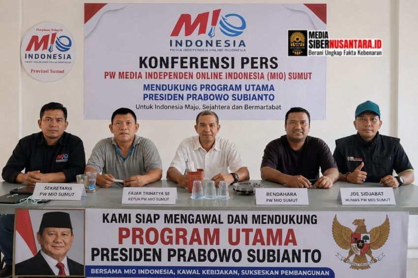Pimpinan Wilayah MIO Indonesia Sumut Apresiasi Komitmen Presiden Prabowo Berantas Korupsi, Tegaskan Dukungan Penegakan Hukum Tanpa Pandang Bulu
