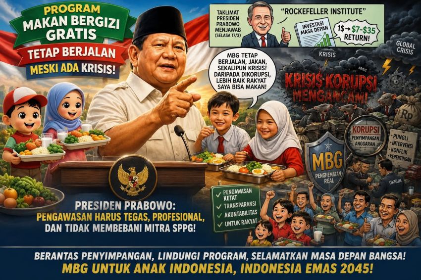 Presiden Prabowo: Jangan Ada "Maling" di Program Makan Bergizi Gratis! Pengawasan Harus Tegas, Bersih, & Tak Boleh Membebani Mitra SPPG
