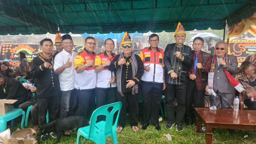 Tokoh-Tokoh TOGA Pandiangan Hadiri Pesta Budaya Mengratahi Sulang Marga Solin di Tinada