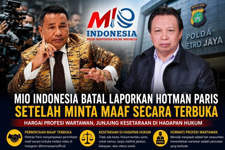 Hotman Paris Minta Maaf Secara Terbuka, MIO Indonesia Batalkan Rencana Dumas ke Polda Metro Jaya