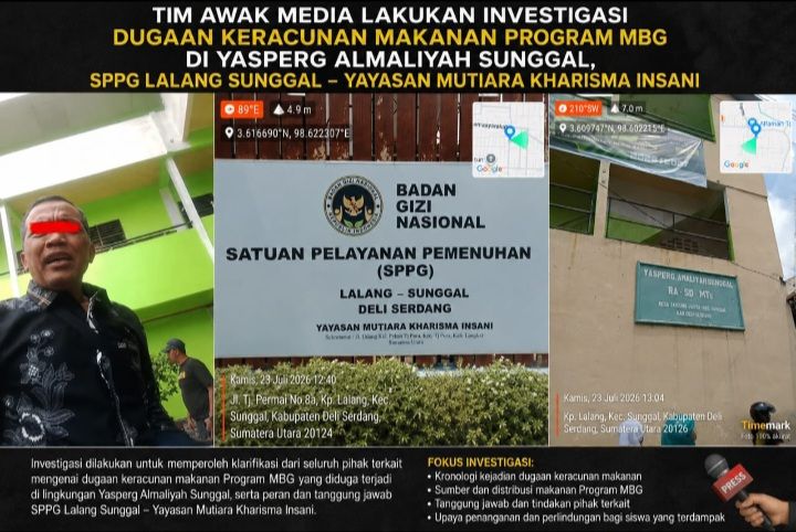 Puluhan Murid TK dan SD di Deliserdang Keracunan Makanan MBG, Pihak SPPG Dan Yayasan Diduga Lepas Tanggung Jawab