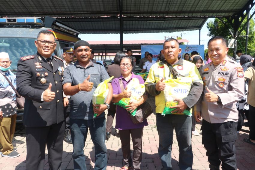 Hari Bhayangkara ke-80, Polda Sumut Salurkan Bantuan Beras untuk Penggali Kubur, Bilal Mayit hingga Tukang Becak