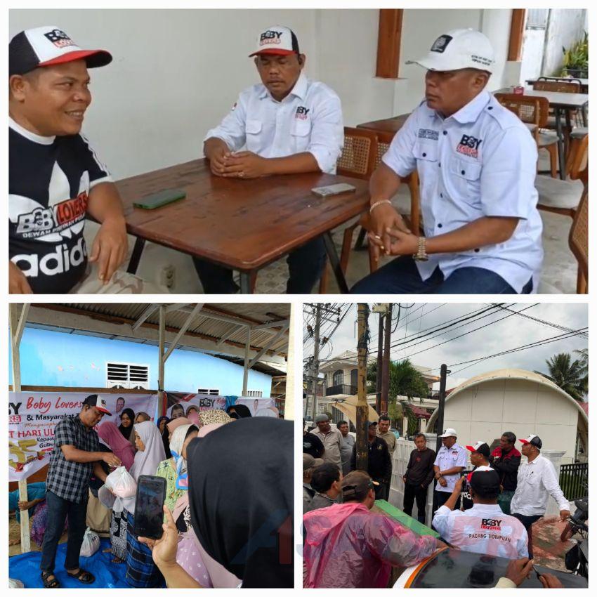 Ketua Umum Relawan Bobby Lovers Pusat Rayakan HUT ke-35 Bobby Nasution dengan Berbagi Bersama Warga dan Pengemudi Becak Bermotor di Padangsidimpuan