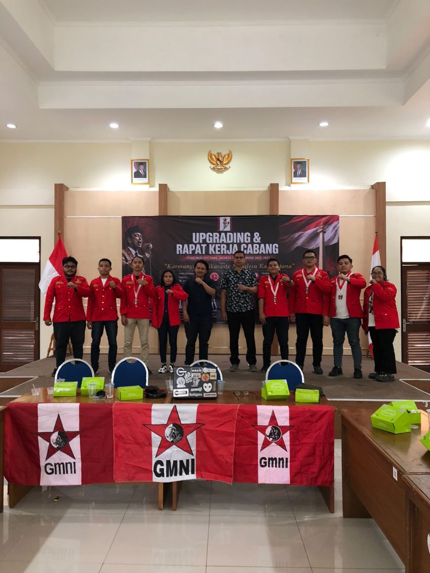 Gelar Upgrading & Rakercab, Pengurus DPC GMNI Jakarta Timur Periode 2025&ndash;2027 Siap Mewujudkan Cita-Cita "Jakarta Timur Rumah Marhaenis"