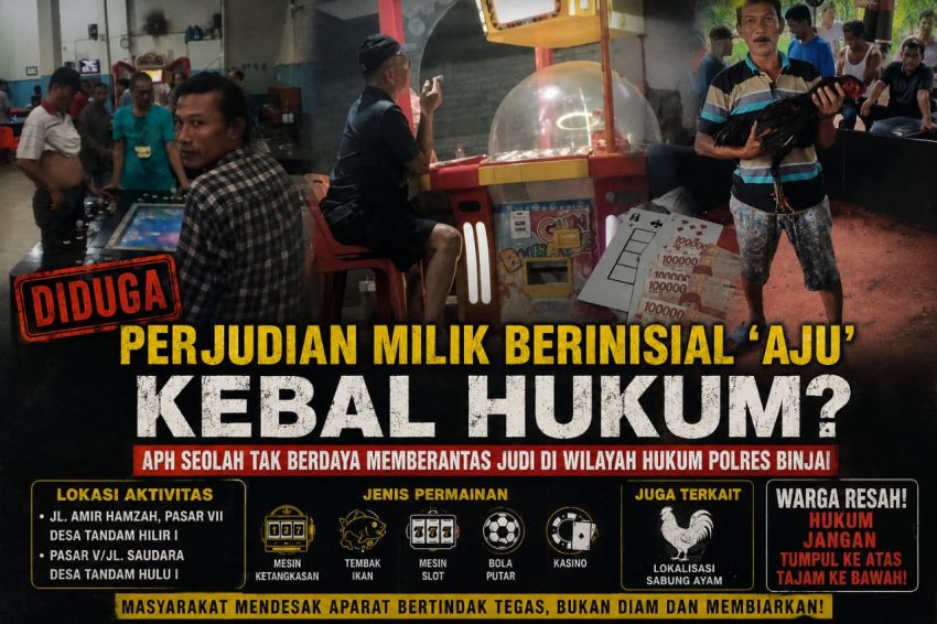 Perjudian Diduga Milik Berinisial AJU Beroperasi Terbuka di Wilayah Hukum Polres Binjai, Warga Pertanyakan Penegakan Hukum