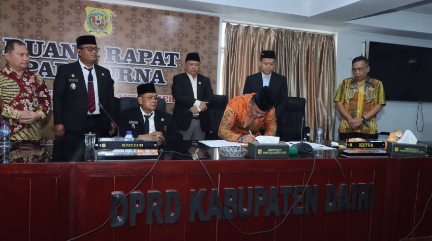 Bupati Dairi dan DPRD Dairi Sepakati KUA-PPAS APBD 2027, Jadi Pedoman Penyusunan RKA SKPD