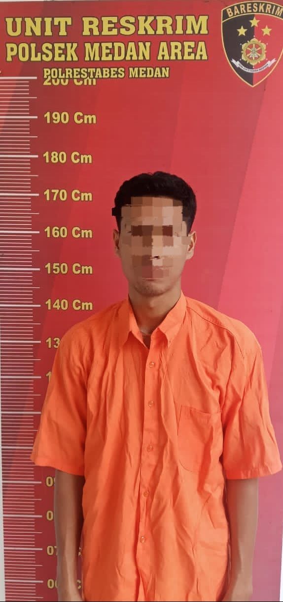 Diduga Aniaya Wanita di Depan SPBU Denai, Doni Chaniago Diamankan Polsek Medan Area
