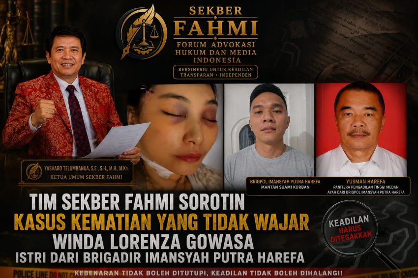 SEKBER FAHMI Soroti Kejanggalan Kematian Winda Lorenza Gowasa, Dorong Polrestabes Medan Lebih Terbuka