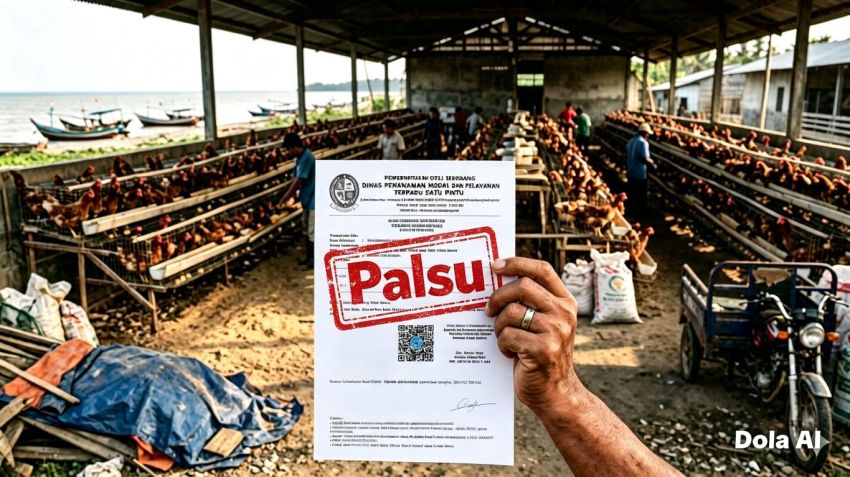 Tertipu 1,1 M Saat Pengrusan Dokumen PBG Palsu, Lahan Disegel, Pengusaha Ternak Ayam Petelur Paluh Sibaji di Deli Serdang Laporkan Oknum Makelar Izin
