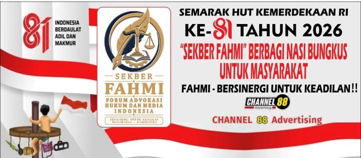 Peringati HUT ke-81 RI, SEKBER FAHMI Gelar Aksi Sosial Berbagi Nasi Bungkus