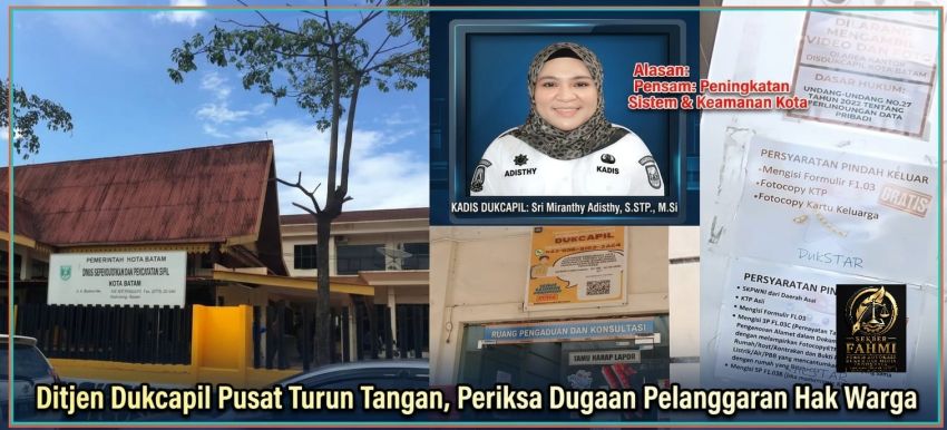 Ditolak Terbit KTP-el Meski Mengantongi SKPWNI, Warga Pertanyakan Kejelasan Status Kependudukan di Batam