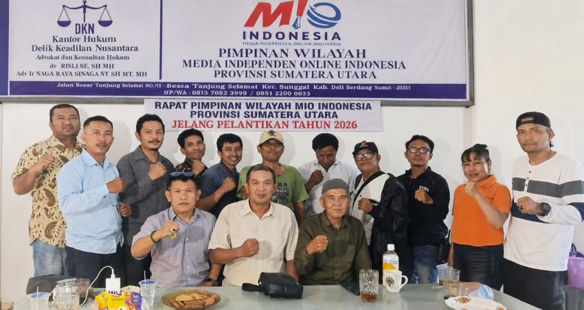 PW MIO Indonesia Sumut Gelar Rapat Koordinasi Lanjutan, Matangkan Program Kerja dan Kepanitiaan
