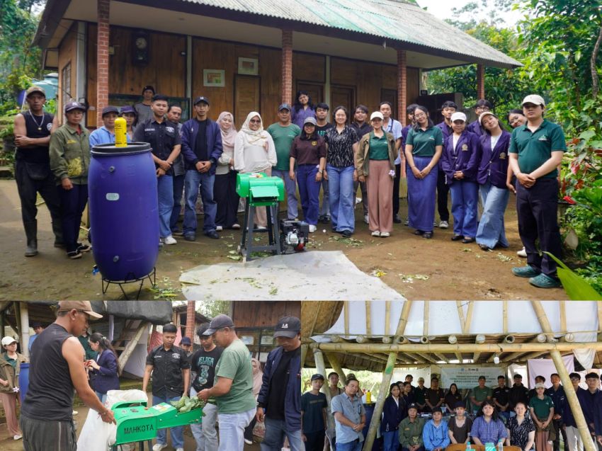 Universitas Udayana Perkuat Pembelajaran Pupuk Organik Cair di P4S Kadek Organic Farm