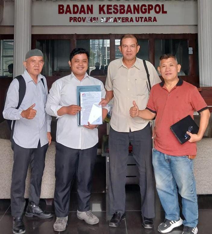 MIO Indonesia Sumut Resmi Daftarkan Organisasi ke Kesbangpol, Langkah Awal Perkuat Profesionalisme Media Online