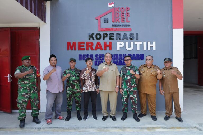 Dandim 0208/Asahan dan Bupati Tinjau Kesiapan KDKMP di Sei Kamah Baru