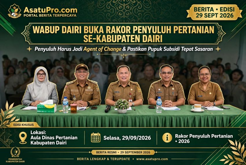 Respons Aspirasi DPRD, Wabup Dairi Wahyu Daniel Sagala Kumpulkan Seluruh Penyuluh Pertanian Se-Kabupaten Dairi