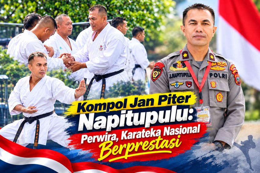 DARI RING KARATE KE GARDA BELAWAN: JEJAK KOMPOL JAN PITER NAPITUPULU, PERAIH EMAS PON YANG KINI PEGANG OPERASI POLISI