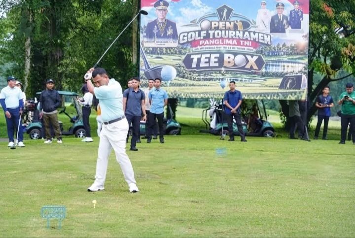 Pangdam I/BB Buka Turnamen Golf HUT ke-81 TNI, Perkuat Sinergi Lintas Instansi di Sumatera Utara
