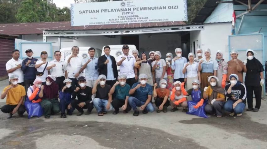 Wakil Bupati Dairi Evaluasi Ketat Dapur SPPG, Pastikan MBG Layak dan Aman untuk Siswa