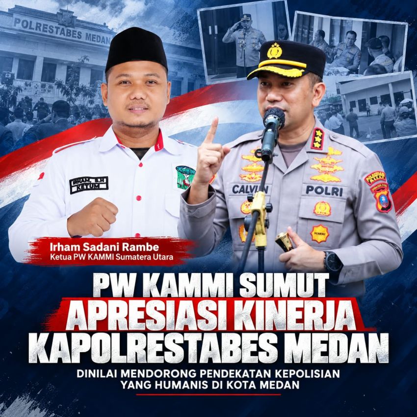 Dari JCS Hingga Ruang Aspirasi, KAMMI Sumut Apresiasi Langkah Kapolrestabes Medan