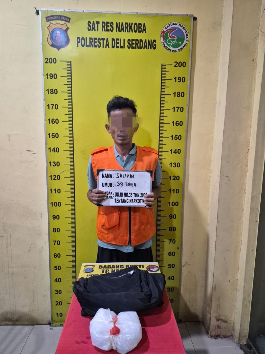 Sabu 1 Kilo Gagal Beredar, Satnarkoba Polres Deli Serdang Gas Full Pelaku Narkoba