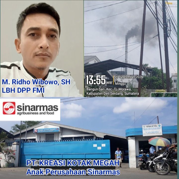Diduga Cemari Udara & Abaikan Aturan, PT Kreasi Kotak Megah (KKM) Disorot LBH DPP FMI