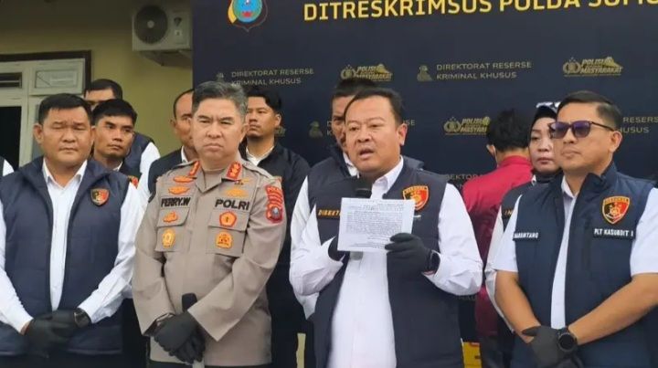 Polda Sumut Ungkap Dugaan Selama Tujuh Tahun Beroperasi Permainan Takaran BBM di SPBU Sergai, Manajer dan Supervisor Ditahan