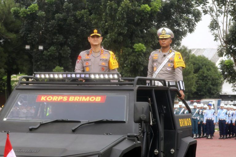 Kapolda Sumut Pimpin Apel Gelar Pasukan Operasi Patuh Toba 2026