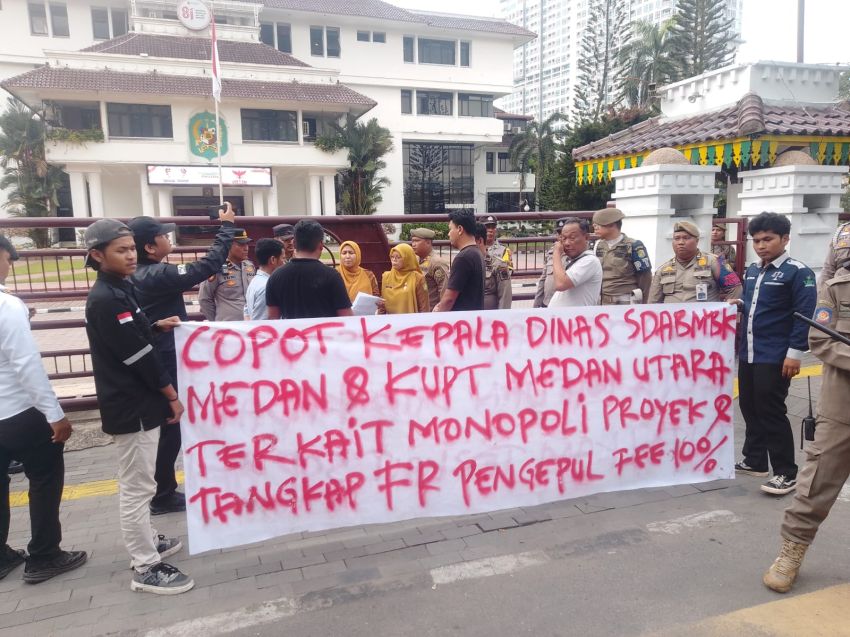 GEMPET-SU Tuntut Kadis SDABMBK Kota Medan Dicopot, Diduga Sebagai Aktor dari Jual-Beli Proyek Rp24 Milyar di Pemko Medan