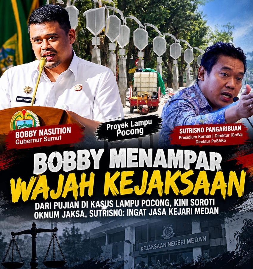 Pernah Apresiasi Kejari Medan, Kini Bobby Soroti Oknum Jaksa, Sutrisno: Jangan Lupa Sejarah