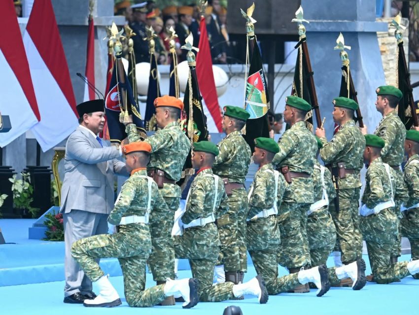 Presiden Prabowo Resmi Bentuk 6 Kodam Baru dan Lantik Jenderal Pangdam di Puncak HUT ke-81 TNI