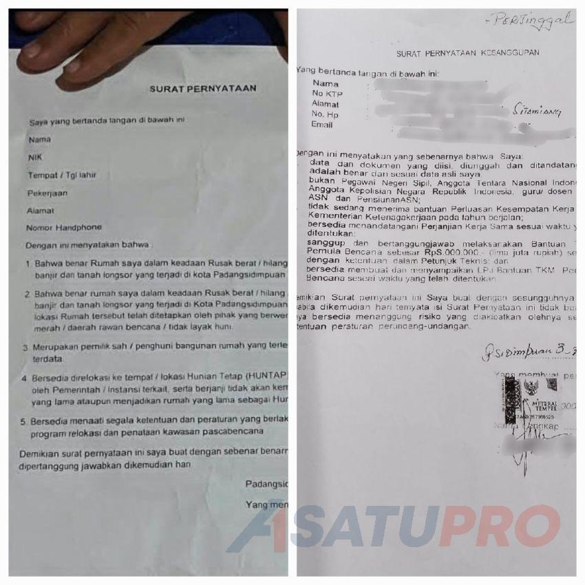 Siap - Siap Dua Surat Pernyataan Tak Bertuan Terkait Penanggulangan Bencana 2025 Segera Diungkap Walikota Padangsidimpuan
