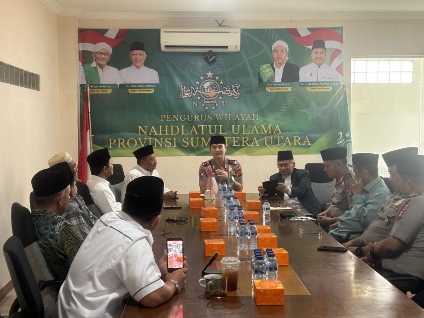 PWNU Sumut Dorong Sinergi Ulama-Polri untuk Merawat Kedamaian di Sumatera Utara
